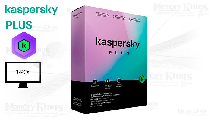 Sw Antivirus Kaspersky Plus 3 Pcs - Image 3