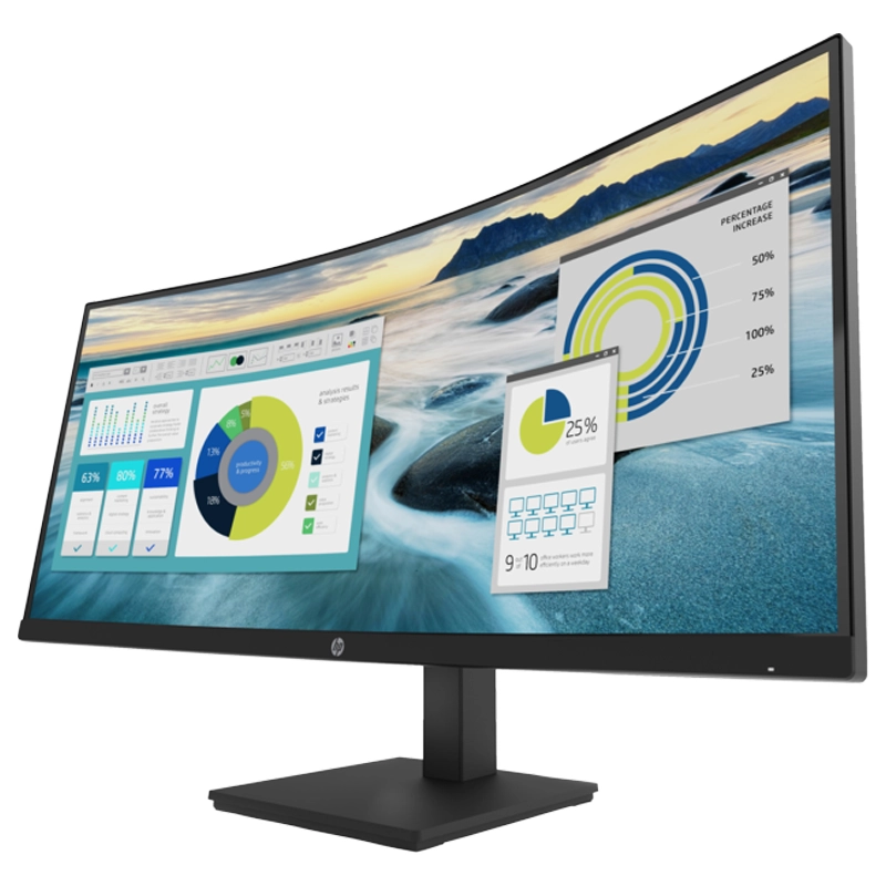 Monitor 34" Hp P34Hc G4 Curvo Wqhd 1Xhdmi 1Xusb-C 1Xdport™ 4Xusb-A