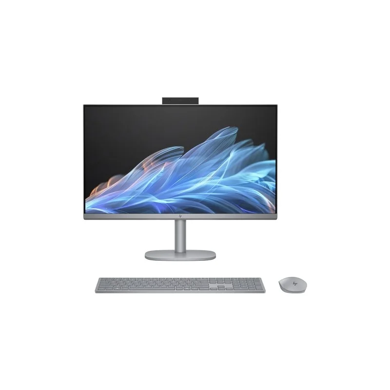 Pc Hp Aio 27" Fhd U7-155H Omni X 32G 1Tb Ssd W11H Prata
