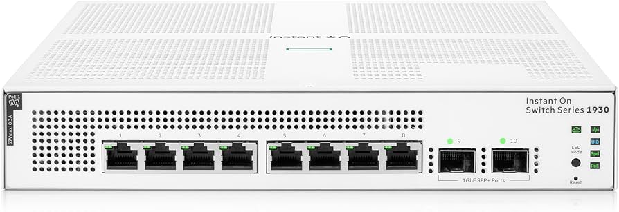 SWITCH HPE ARUBA I-ON 1930 8G POE 2SFP 124W