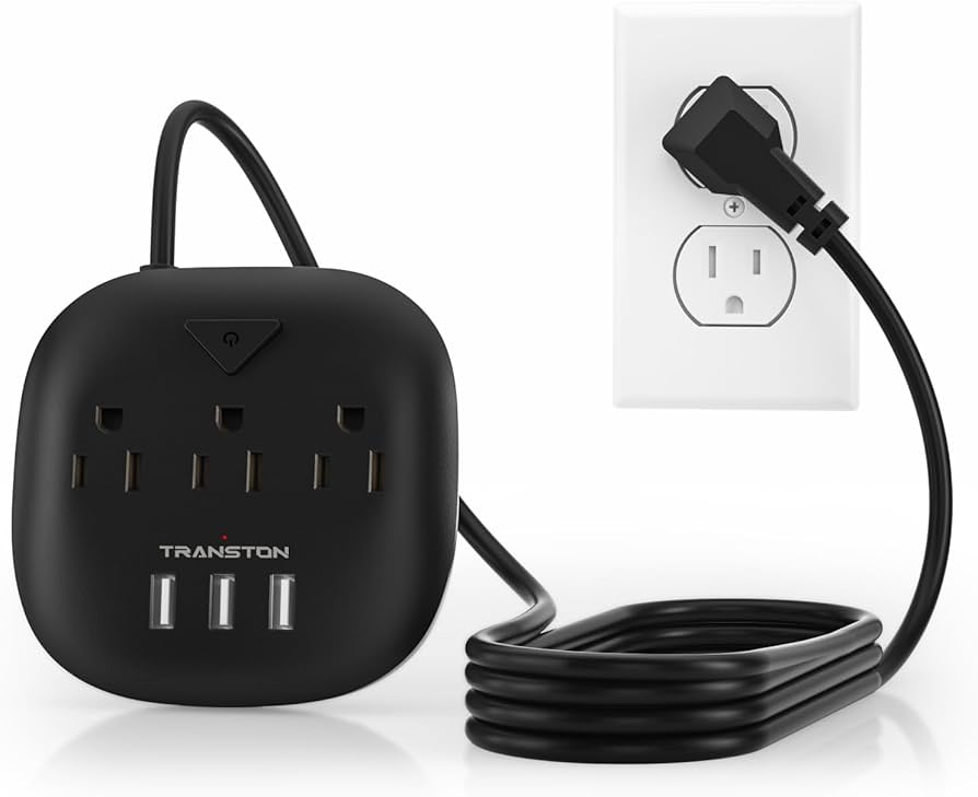 BLOCO DE TOMADAS 3WAY 3 METROS C/I PRETA 2X USB