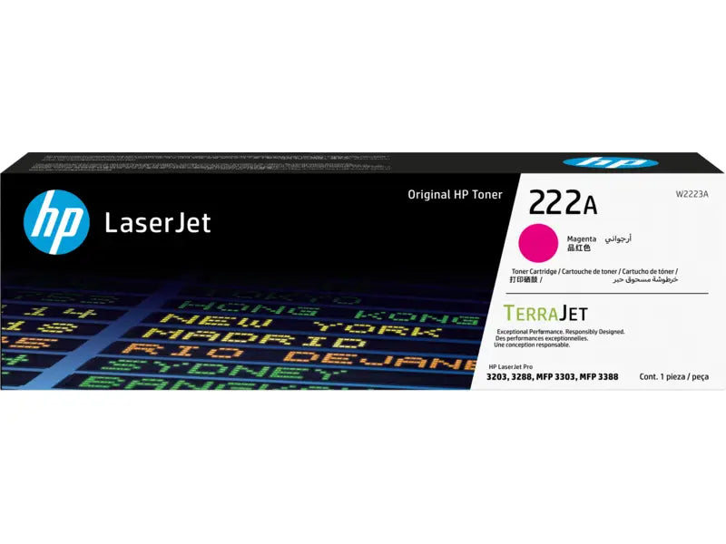 TO HP W2223A 222A MAGENTA LJ3203/3288/MFP3303/3388 (1,200 PAGS)