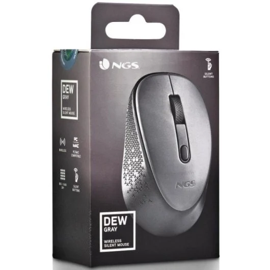 MOUSE NGS DEW SILENT WIRELESS 2.4GHZ CINZENTO - Image 2
