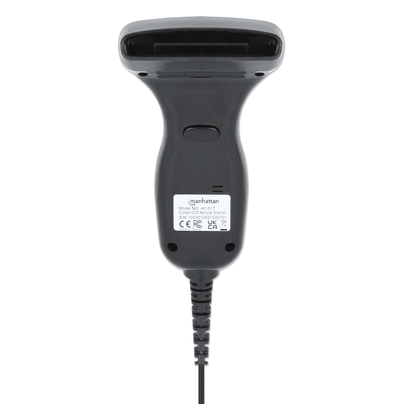 POS SCANNER USB CCD Dist=20mm,Lux máx=2.000, MANHATTAN