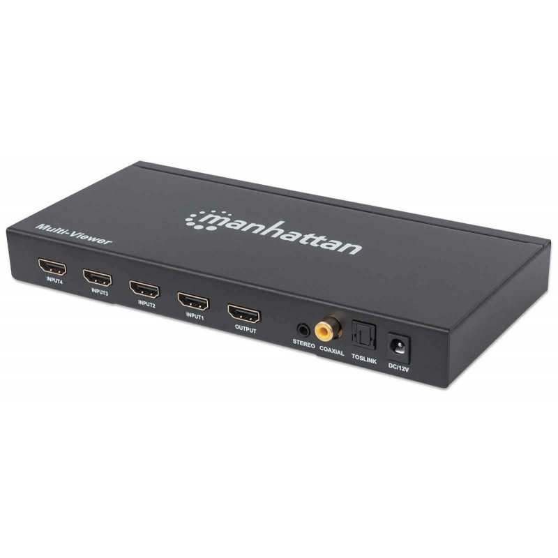 HUB SWITCH 4XHDMI INP PARA 1XHDMI OUT MANHATTAN