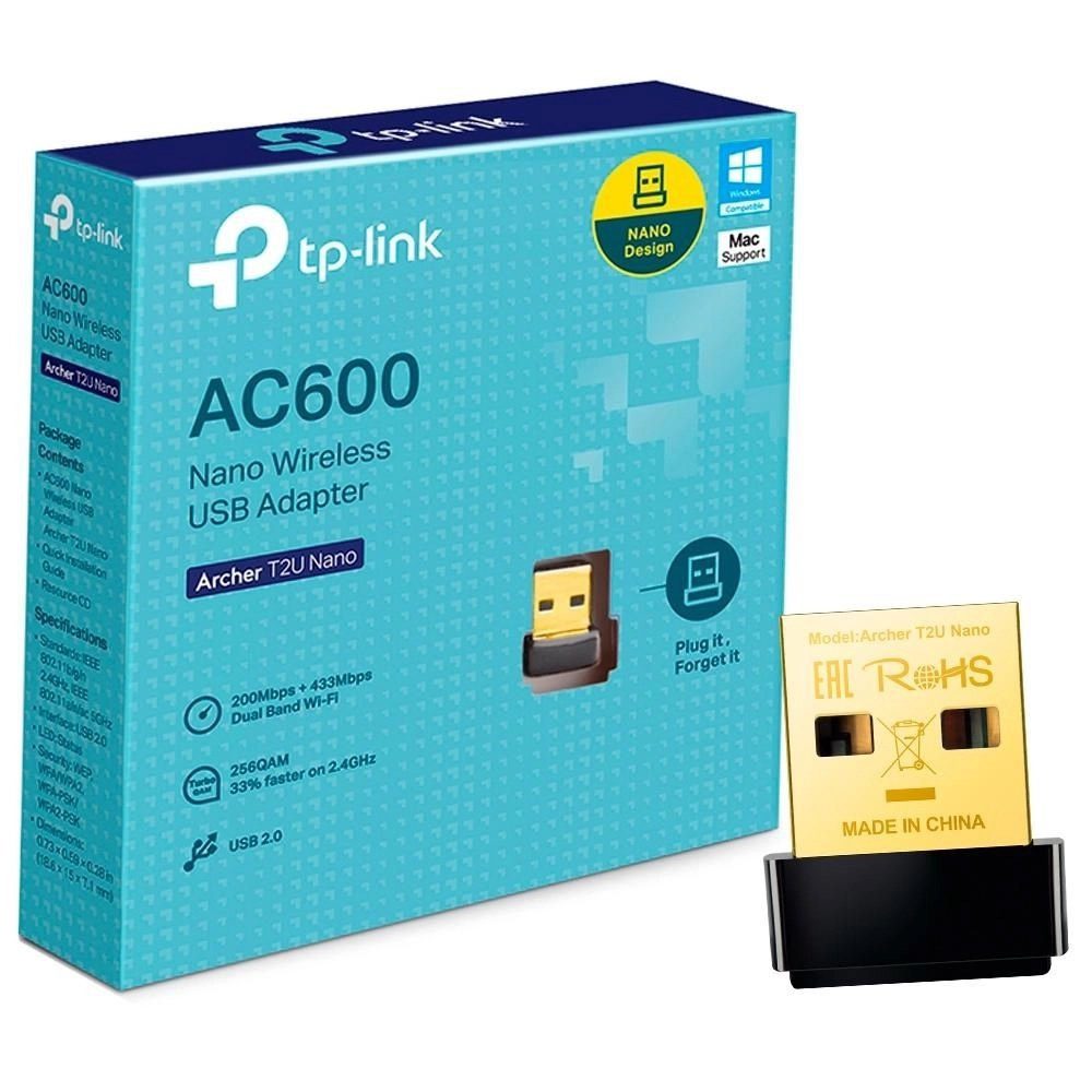 WIFI ADAPT.USB 2.0 TP-LINK AC600 NANO - Image 3