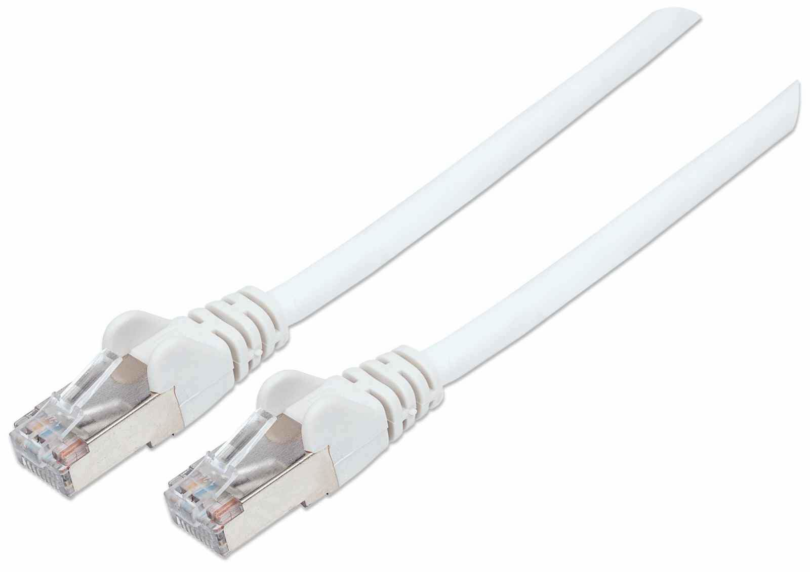 CABO DE REDE RJ45 INTELLINET 5M CAT7 CU S/FTP LSOH ETHERNET BRANCO