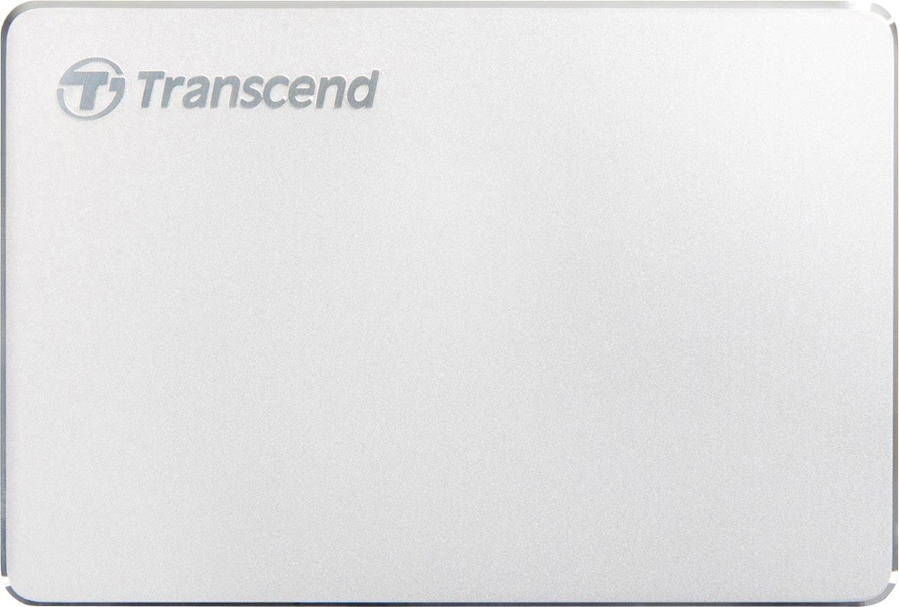 Disco externo Transcend StoreJet 25C3S 1 TB prateado USB-C