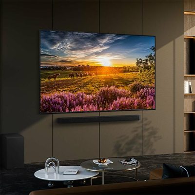 Televisor Samsung QLED 4K QE50Q60DAU de 50 polegadas