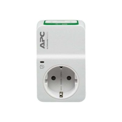 Imagem ilustrativa - Protetor de sobretensão de tomada única com 2 portas USB