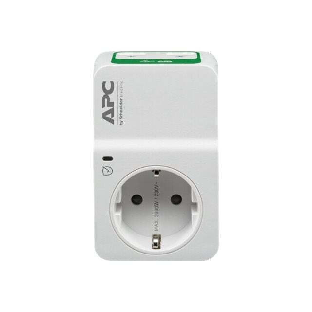 Imagem ilustrativa - Protetor de sobretensão de tomada única com 2 portas USB
