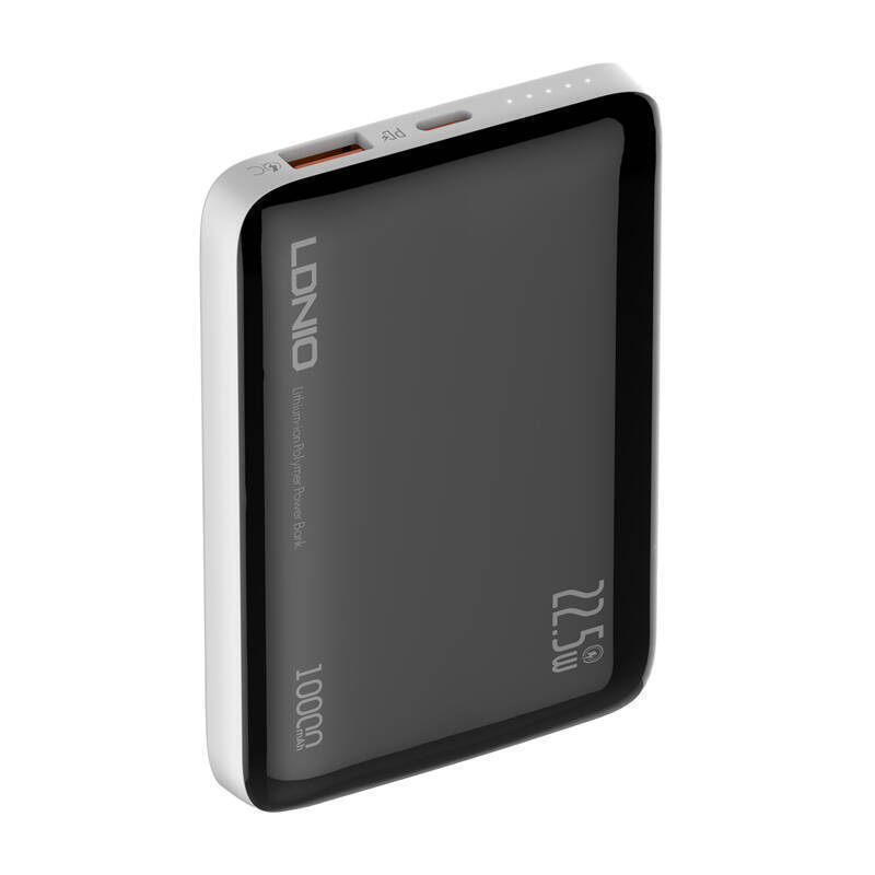 CARREGADOR POWERBANK LDNIO PQ25 22.5W 10000MAH USB-C/USB-A PRETO