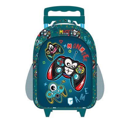 Imagem ilustrativa - Mochila escolar trolley com lancheira e estojo