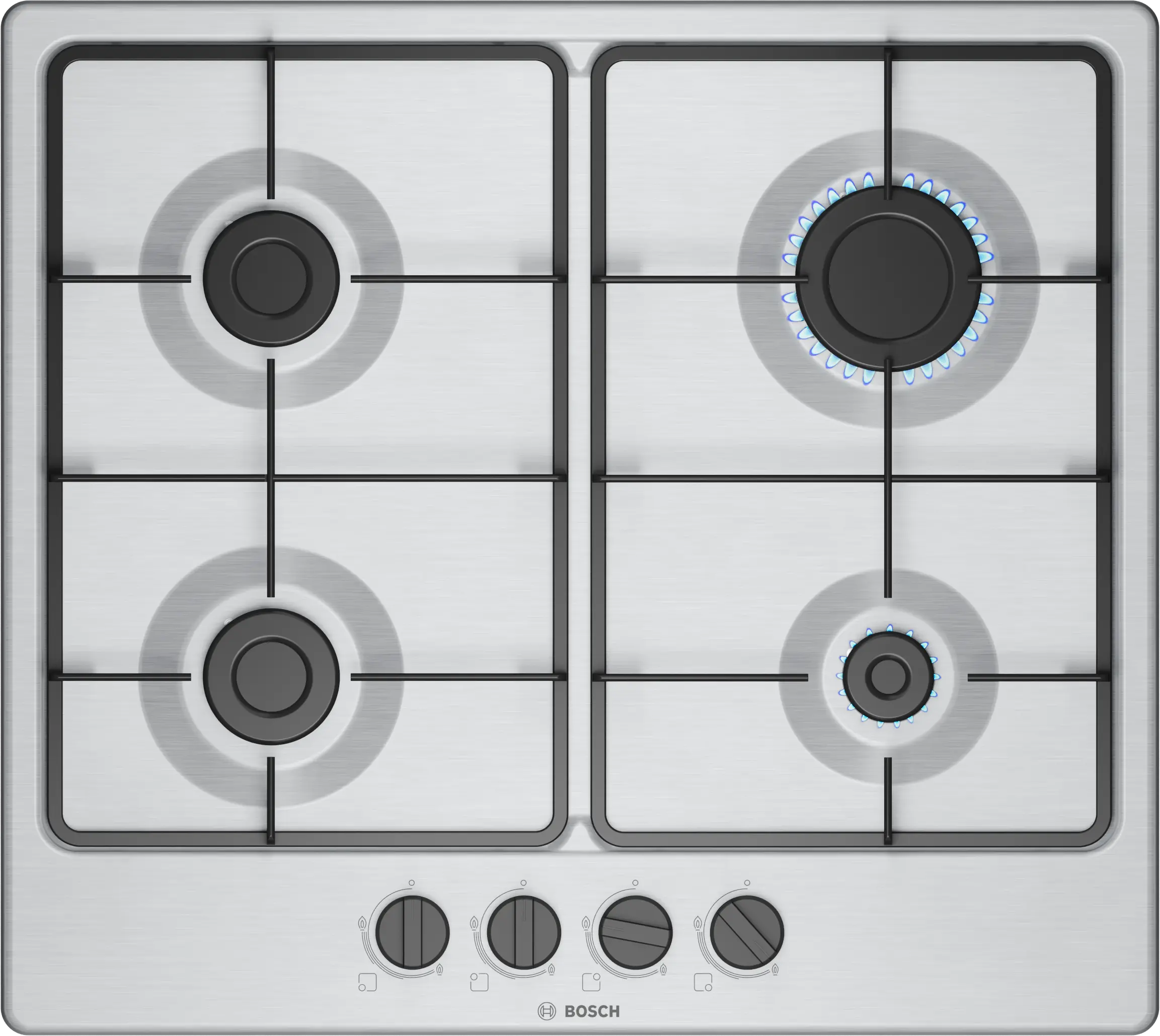 GD B-IN PLACA BOSCH 60CM GAS SERIE 4 INOX 4P