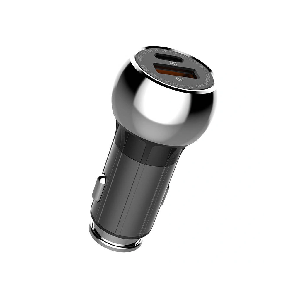 Imagem ilustrativa - Carregador de carro LDNIO USB-C preto