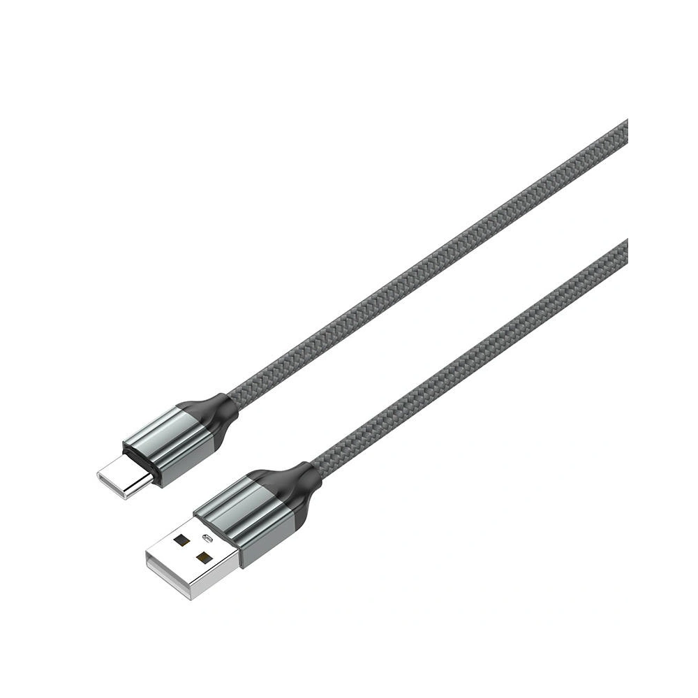 Imagem ilustrativa - Cabo LDNIO USB-A para USB-C 2 m cinzento