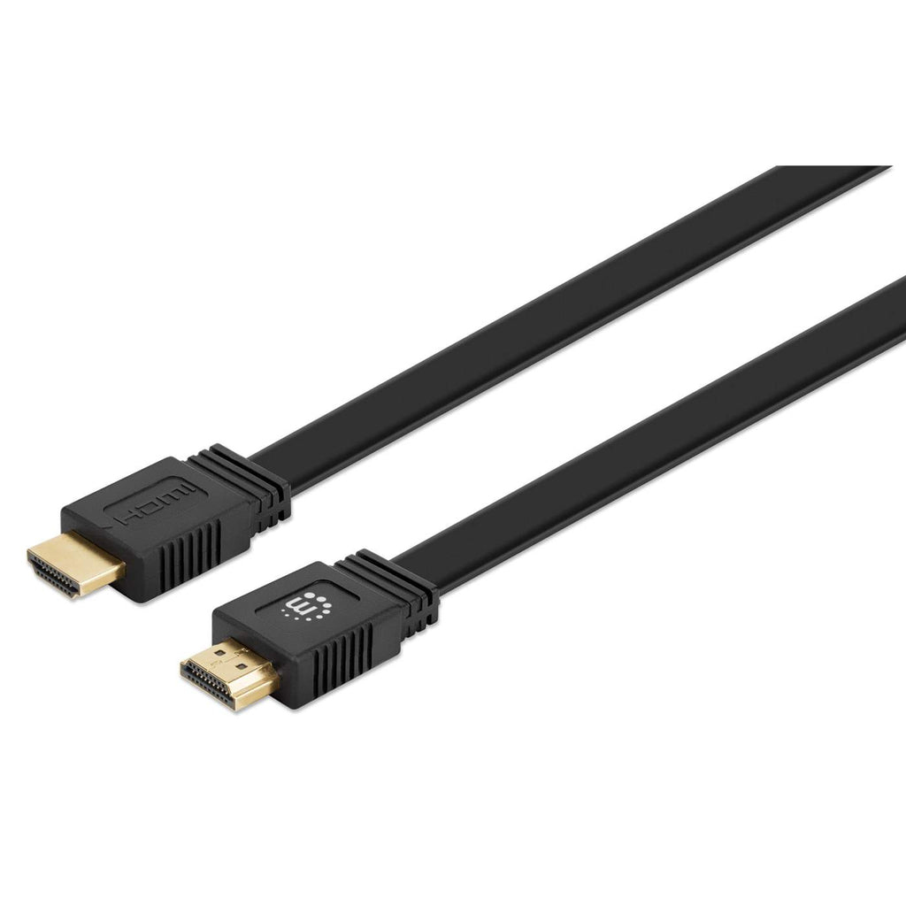 CABO HDMI (M) PARA HDMI (M) 15MT PLANO 4K 60HZ MANHATTAN PRETO