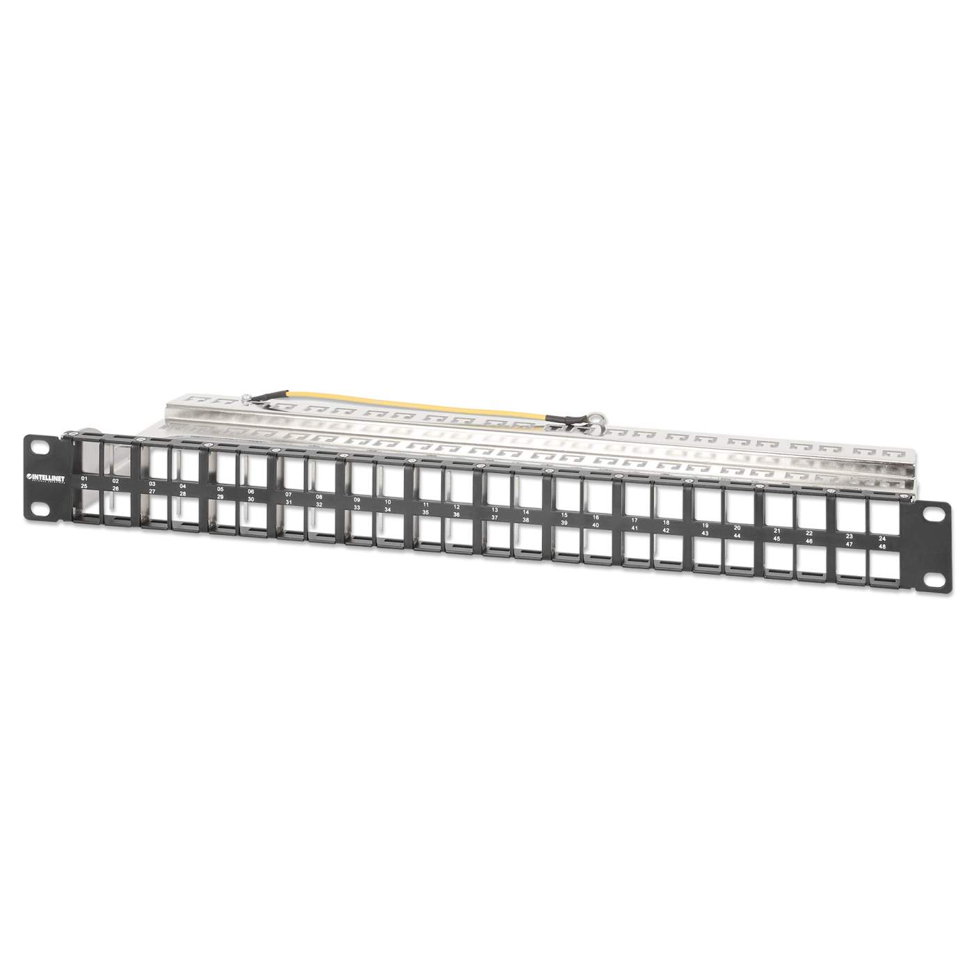 PATCH PANNEL-48 VAZIO 1U SHIELDED INTELLINET