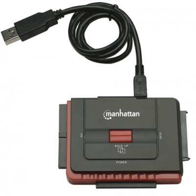 Adaptador Manhattan USB para SATA/IDE 3 em 1
