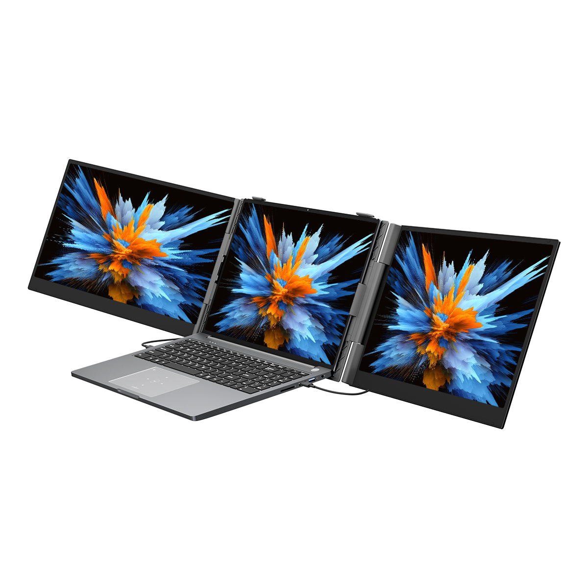 MONITOR BLACKVIEW 14″ FHD EXTENSOR DUPLO P/PORTÁTIL HDMI/USB C CINZA