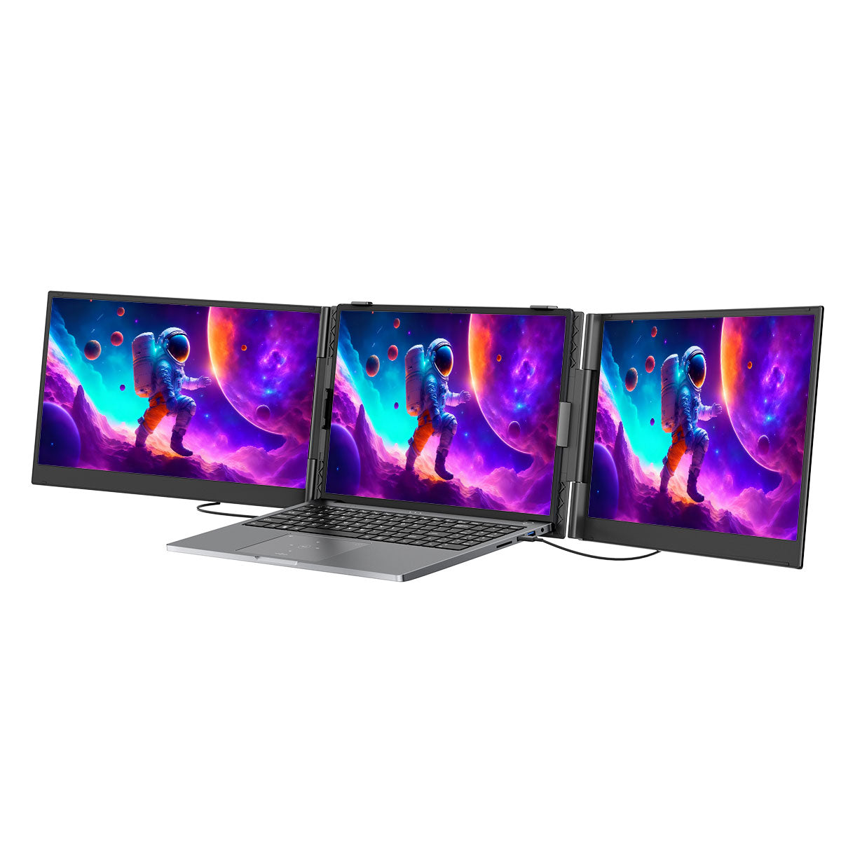 MONITOR BLACKVIEW 15.3" FHD EXTENSOR DUPLO P/PORTÁTIL HDMI/USB C CINZA