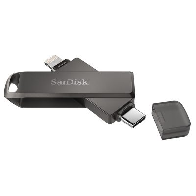 Pen drive SanDisk iXpand Luxe 64 GB com Lightning e USB-C