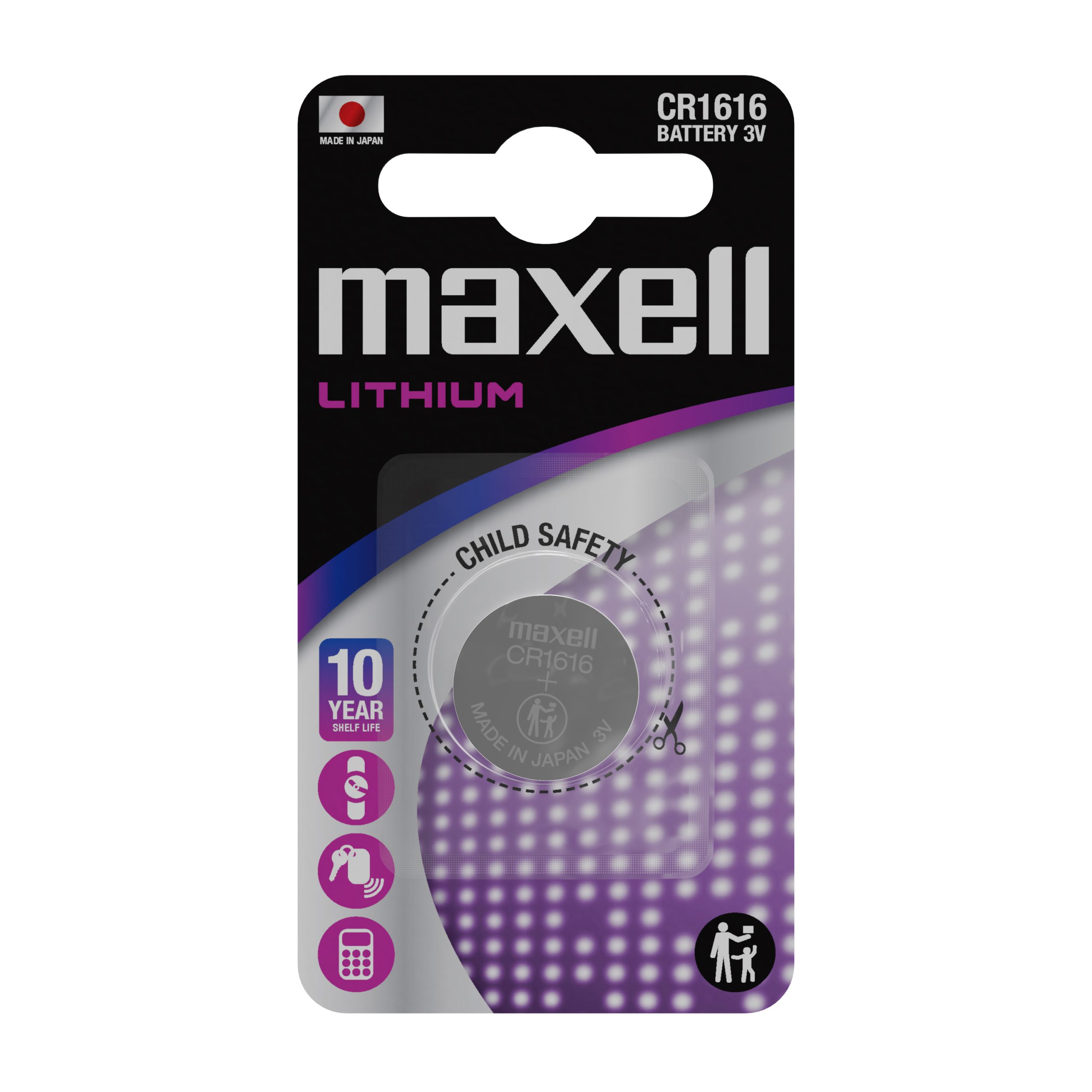Pilha de lítio Maxell CR1616 3 V em blister