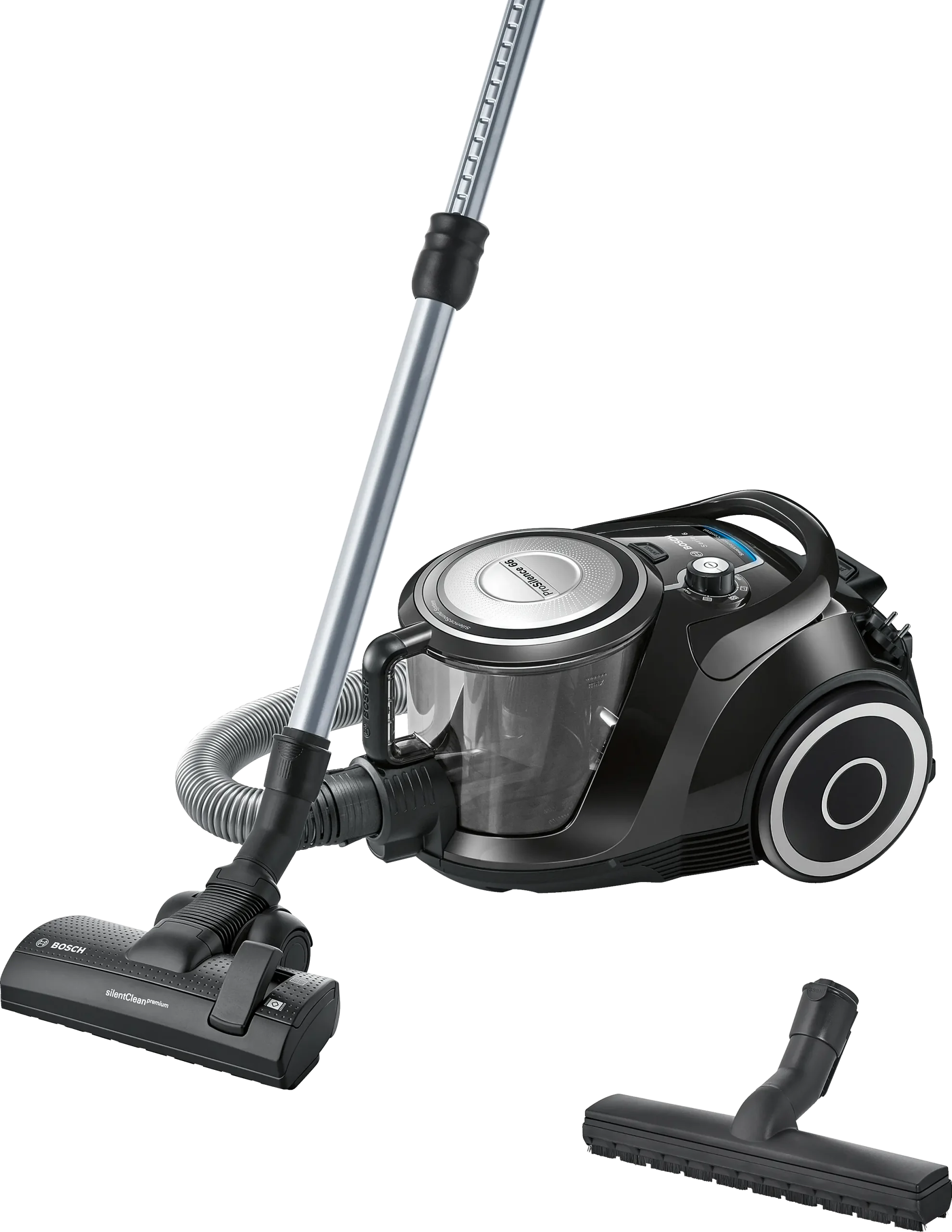 Aspirador sem saco Bosch Serie 6 ProSilence preto