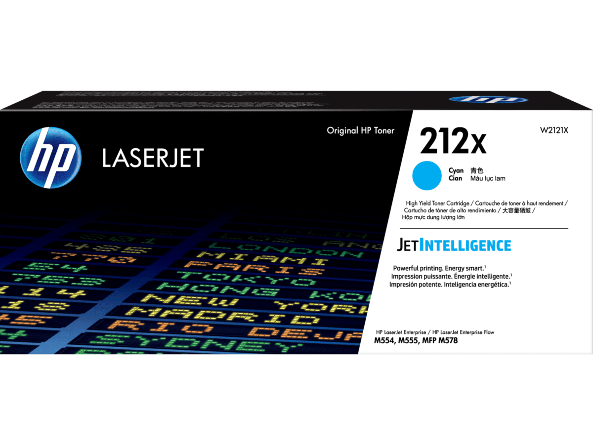 TO HP 212X CYAN 10000 PAG M554/M555/M578