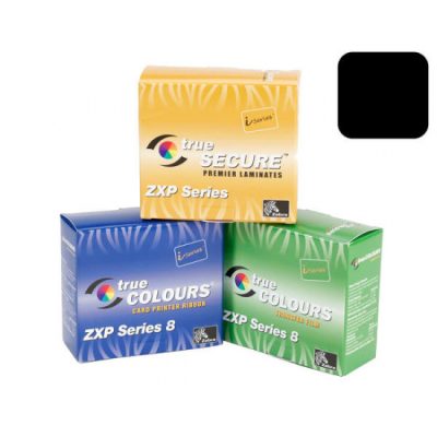 Fita preta Zebra 800012-901 para ZXP Series 9