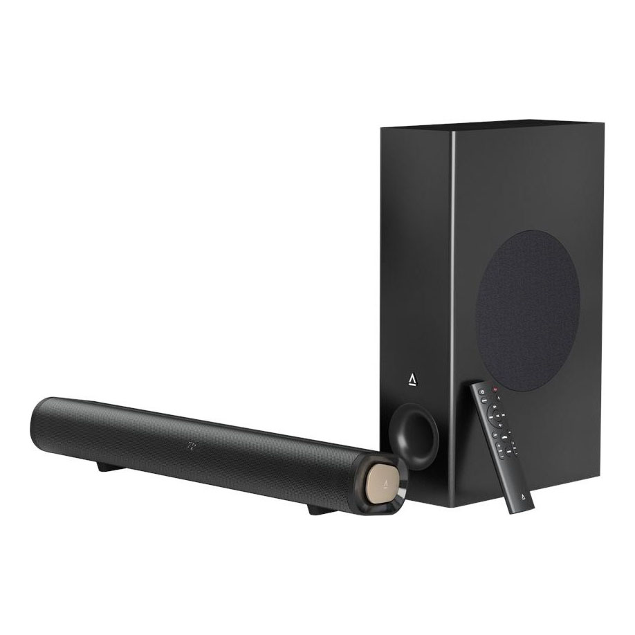 BARRA DE SOM CREATIVE STAGE PRO 2.1 SUBWOOFER 80W RMS BT/HDMI/ÓPTICA PRETO