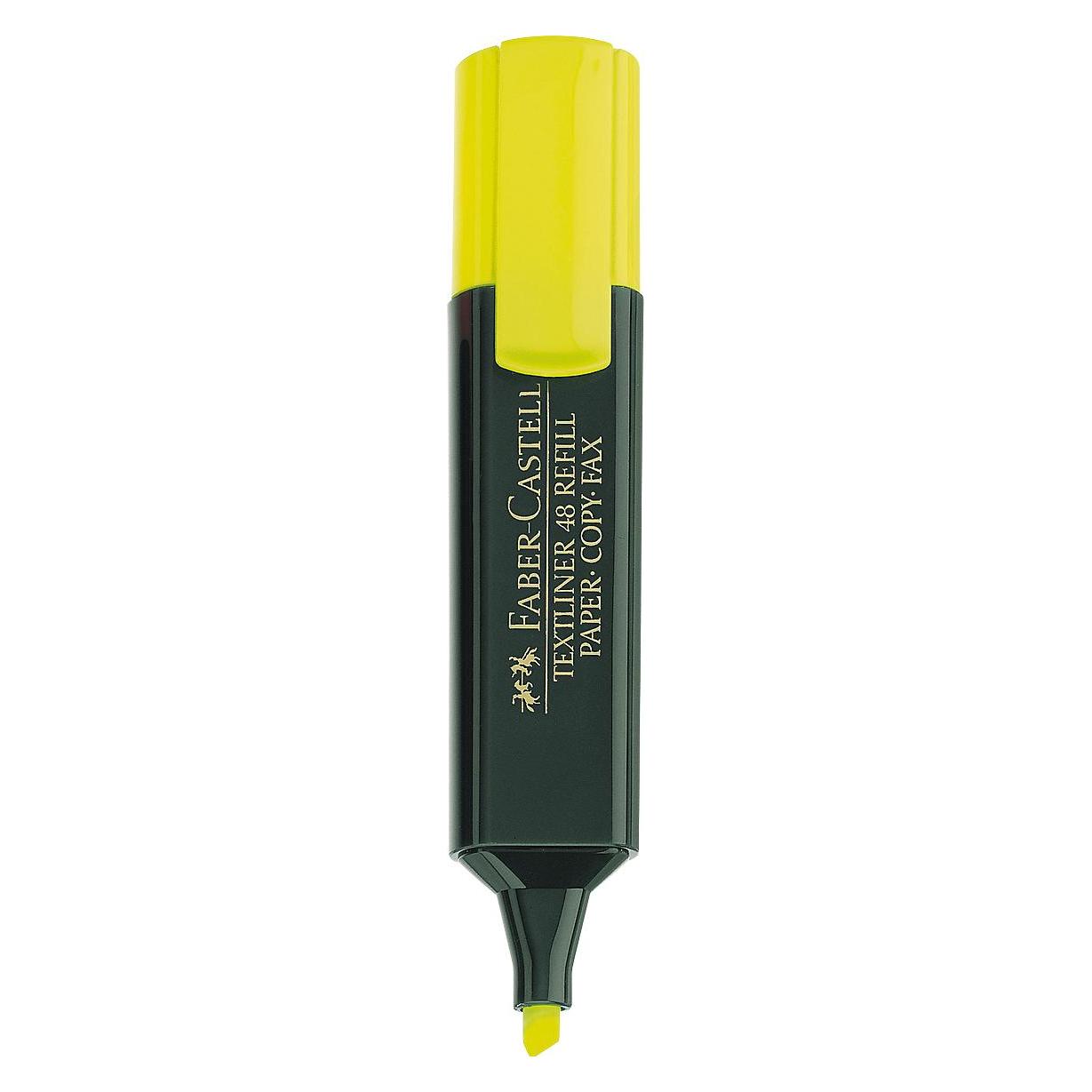 Marcador Faber-Castell Textliner 48 amarelo