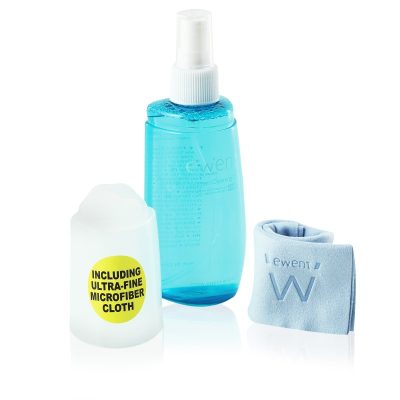 Kit de limpeza Ewent spray 200 ml + pano microfibra