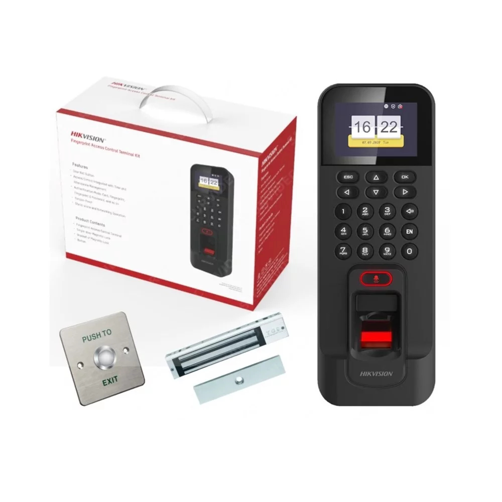 Imagem ilustrativa - Kit de controlo de acessos Hikvision