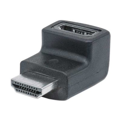 Adaptador HDMI fêmea/macho 90º Manhattan