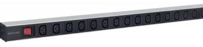 Imagem ilustrativa - PDU vertical para bastidor com 17 tomadas C13