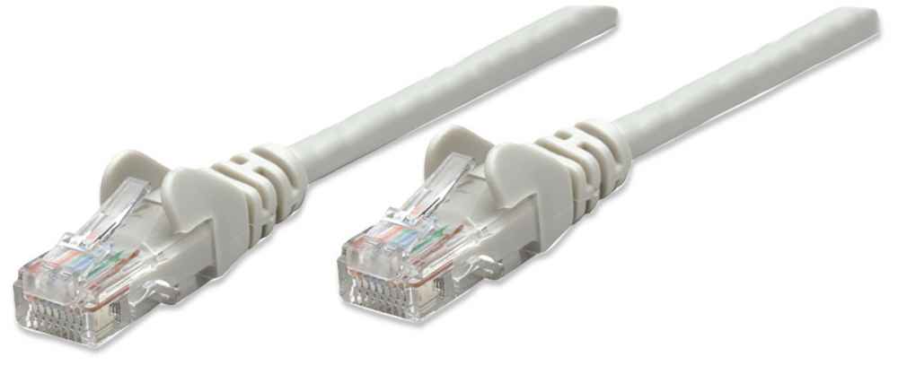 Cabo de rede Intellinet Cat6 U/UTP 2 m cinzento