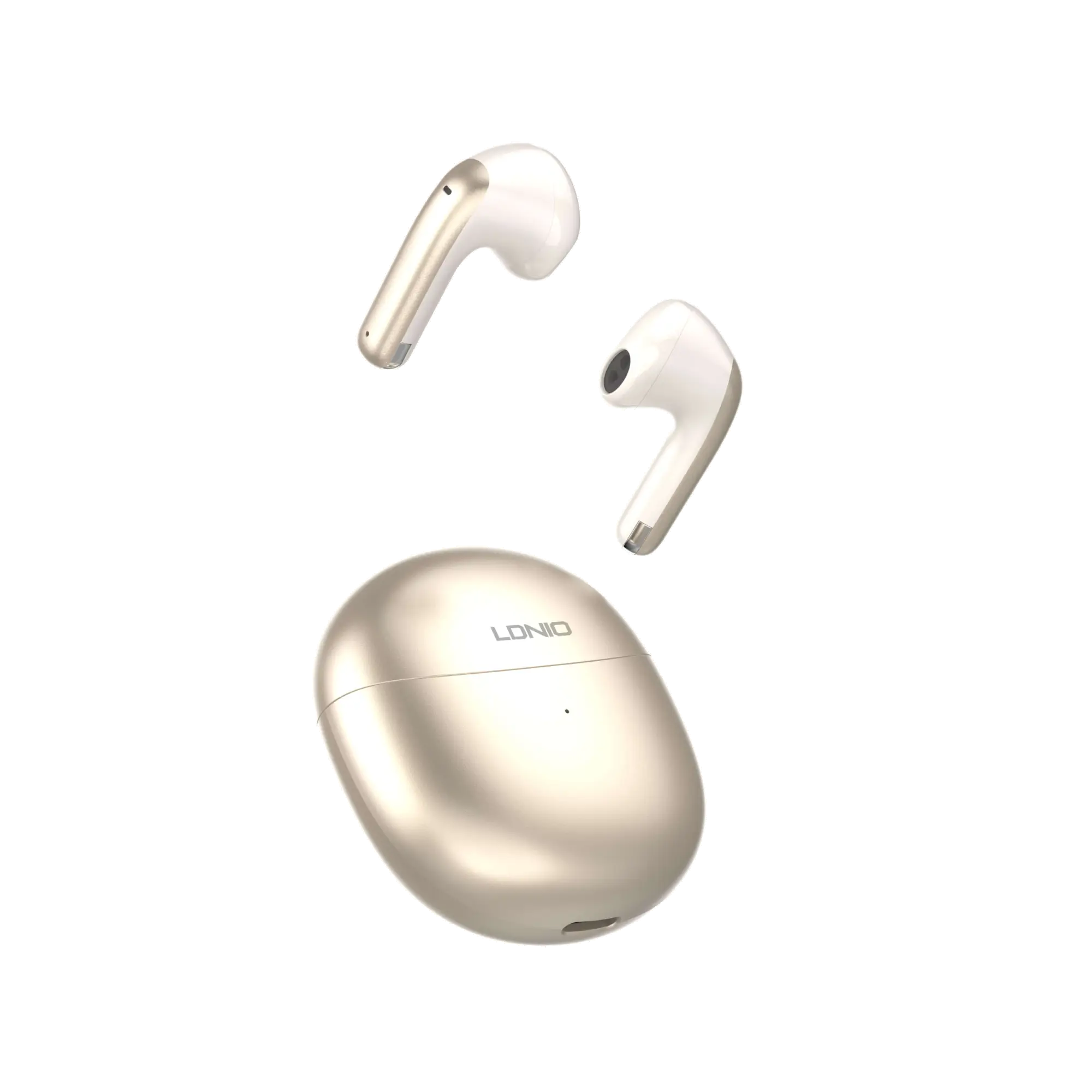 Auriculares LDNIO T10 dourado