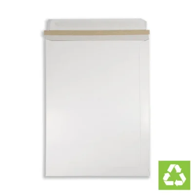 Imagem ilustrativa - Envelope rígido de cartão branco