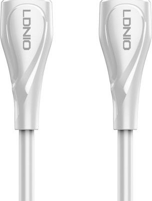 Cabo LDNIO USB-C para USB-C 1 m branco
